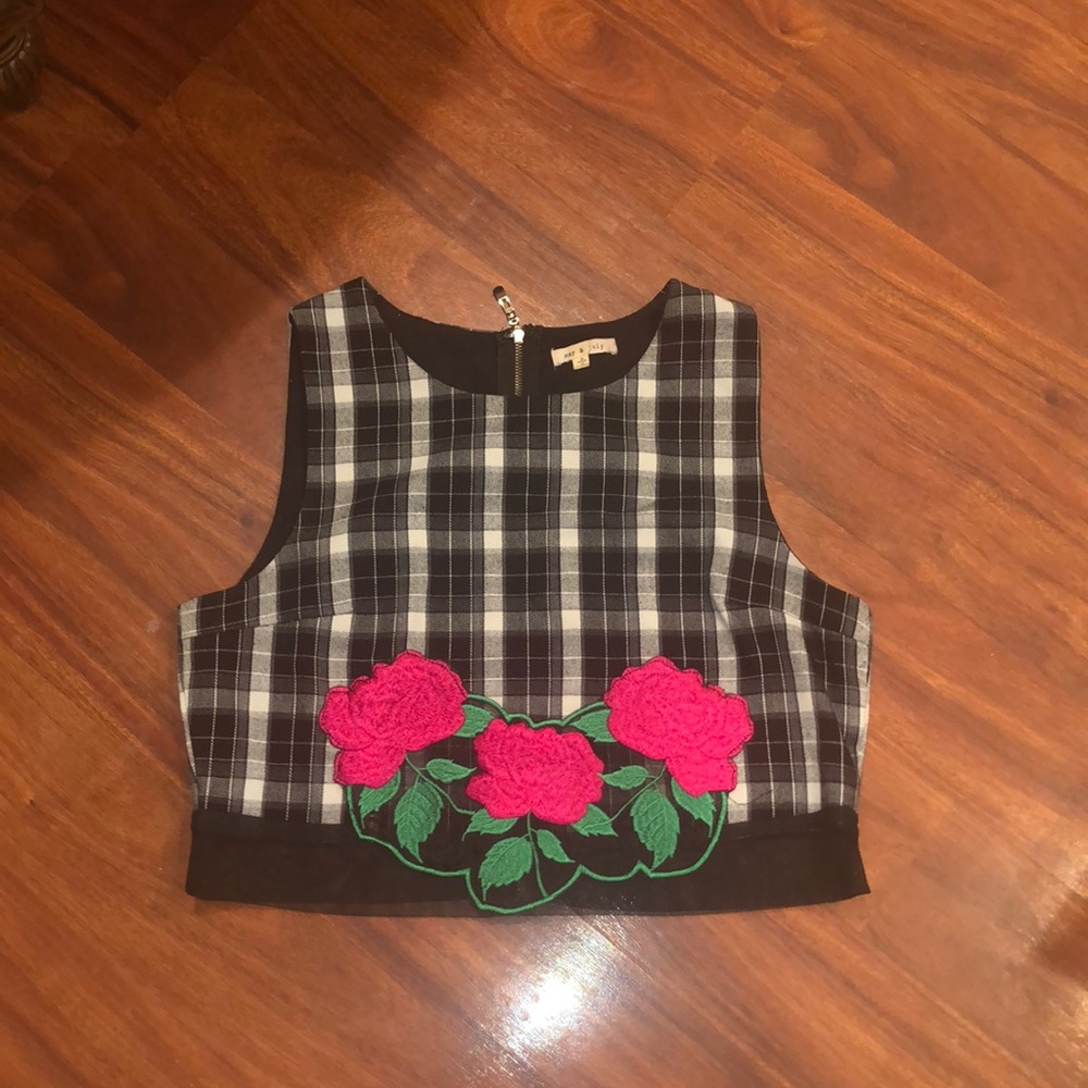 May & July crop top